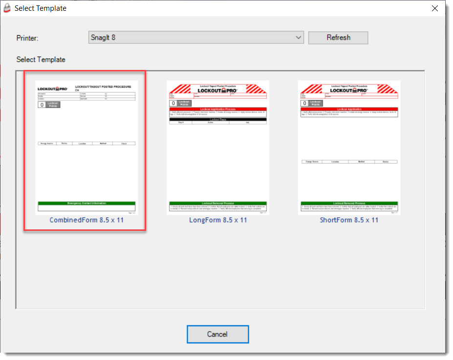 How to Create Combined Form Procedures in Lockout Writer | Brady Support