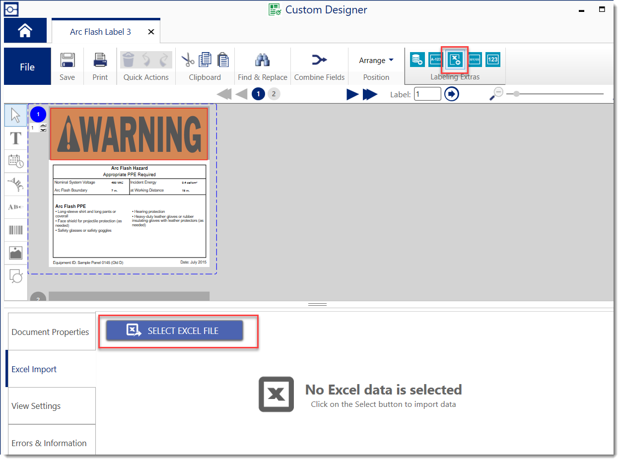 Can I Print Multiple Labels At Once from the Arc Flash App? Brady Support
