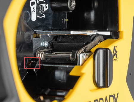 Position sensor before the print head and platen roller