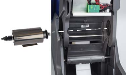 Install ribbon in the printer.png