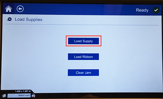 Load Supplies Menu_Load Supply