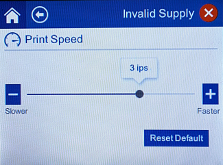 Print speed