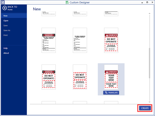 Create Lockout Tag