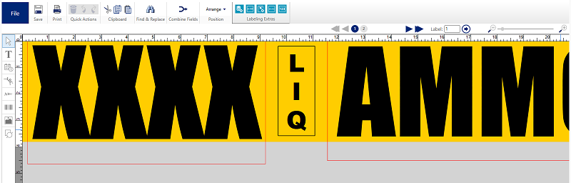 IIAR Ammonia Pipe Marker label