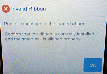 Invalid Ribbon