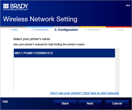 Wireless Network setting