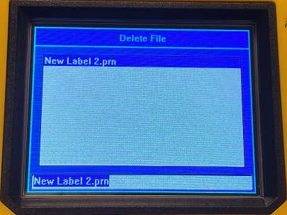 Delete file