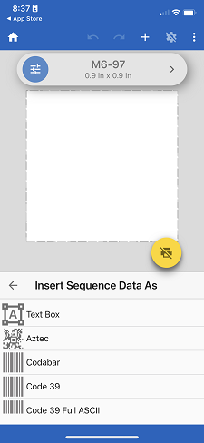 select sequence type