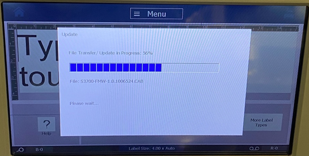 Firmware on printer