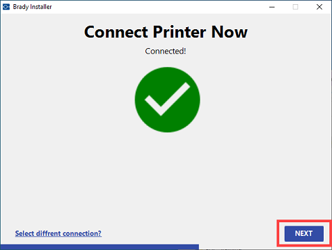 Connect printer_USB