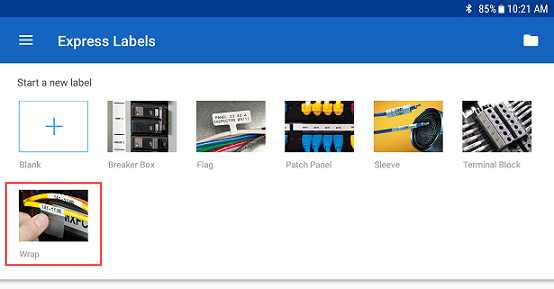 Express Labels Mobile - How to Print a Template from Brady Workstation