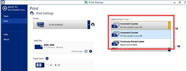 Template_labels to print dropdown_