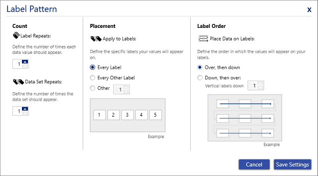 Label Settings