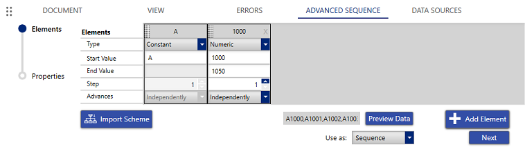 Advanced sequence_elements