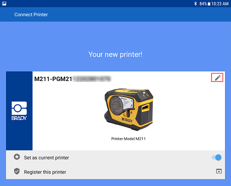 Edit Printer Name