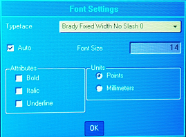 Font Settings