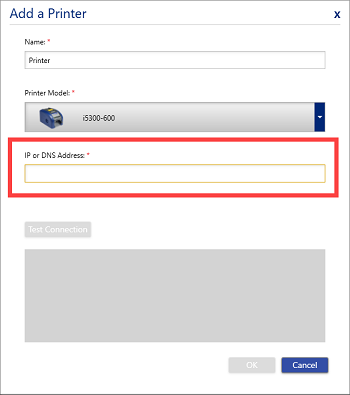 IP or DNS Address