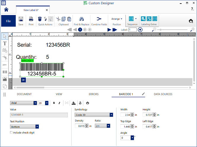 edit combined field