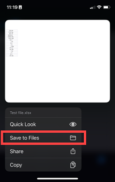 Save to files