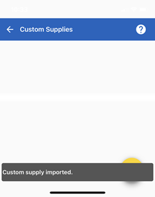 Custom Supply imported