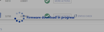 Firmware download in process