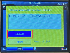 Upgrade firmware