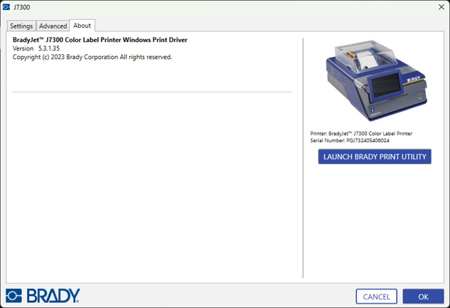 Driver settings_About